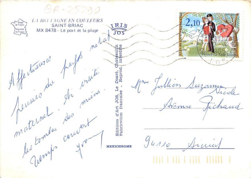 BR25290 Saint Briac le port et la plage France