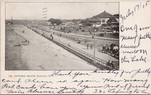 Ontario Beach Rochester NY New York c1905 WM Waite Postcard H61