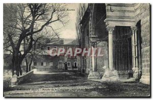 Postcard Old Embrun Porch of the Cathedral