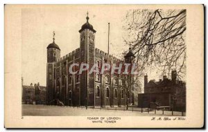 Postcard Old White Tower Of London