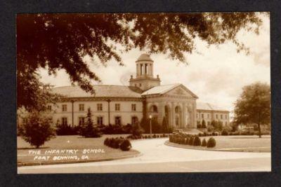 GEORGIA FORT Ft BENNING GA Infantry School Military Real Photo Postcard