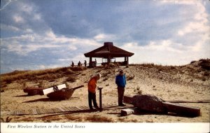 Cape Cod MA Marconi 1st Wireless Station Wellfleet 1950-60s Vintage Postcard