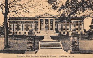 Greenbrier Hall, Greenbrier College for Women - Lewisburg, West Virginia WV  