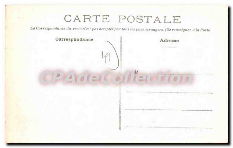 Postcard Old Baune Chateau De Brueres