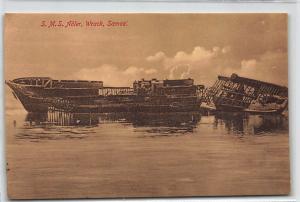 SAMOA : S.M.S adler, wrack samoa - tres bon etat