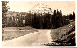 Yellowstone National park Red Lodge Highway To Cook City Entrance Real Photo