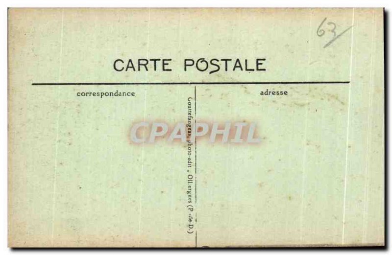 Old Postcard Auvergne Thiers Cascade Hollow I Hell