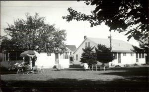 York Beach ME Harmony Hall Cabins c1950s-60s Real Photo Postcard #3