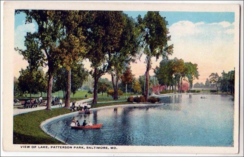 Lake, Patterson Park, Baltimore MD