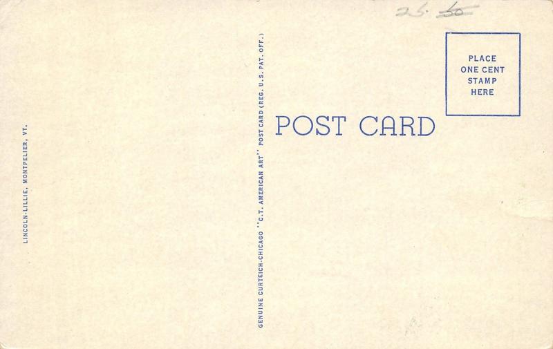 St Johnsbury VT~Masonic Temple & Post Office (Now Art Center/Restaurant) 1940s