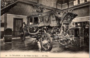 VINTAGE POSTCARD THE ROYAL CORONATION CAR KNOWN AS THE TRIANON FRANCE c. 1930