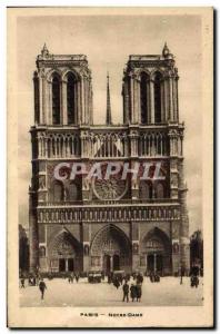 Paris Old Postcard Notre Dame