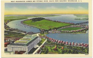 US Unused -Old card -Washington Harbor & Potomac River - Washington DC. Nice.