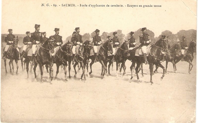 Saumur. E$cole d'applicacion de cavalerie. Horse Old v...