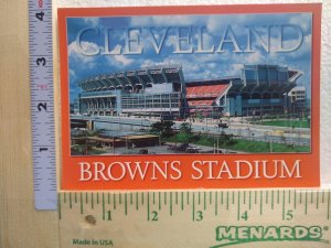 Postcard Cleveland Browns Stadium, Cleveland, Ohio