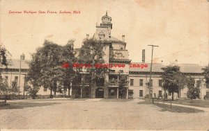 MI, Jackson, Michigan, Michigan State Prison, Entrance, 1908 PM