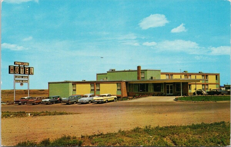 Park Lane Motor Hotel Medicine Hat AB Alberta Motel Unused Vintage Postcard F57