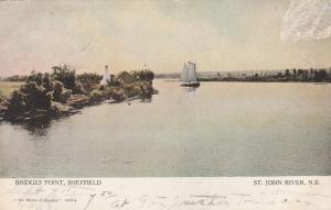 Bridge's Point on St John River - Sheffield NB, New Brunswick, Canada - DB