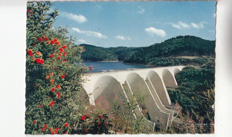 BF31931 cantal barrage de grandval    france front/back image