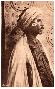 Arab Man with flower in turben
