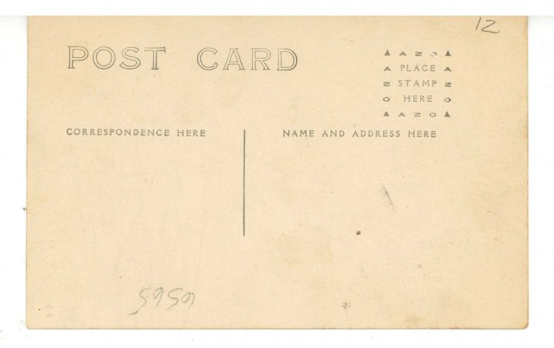 Two Men, Horse & Buggy     RPPC