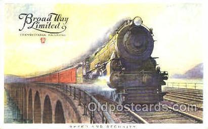 Broad Way Limited, Pennsylvania, USA Train Trains, Postcard Postcards  Broad ...