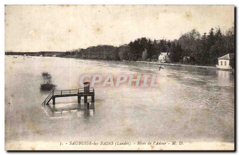 Saubusse - Banks of the & # 39Ardour - Old Postcard