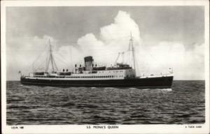 Raphael TUCK - Steamship SS Mona's Queen Real Photo Postcard