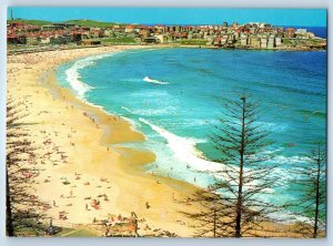 Sydney New South Wales Australia Postcard Bondi Beach c1950’s Vintage Unposted