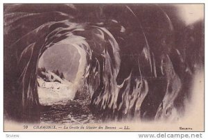 La Grotte Du Glacier Des Bossons, Chamonix (Haute Savoie), France, PU-1921