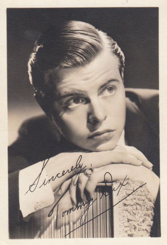 Tommy Dix Signed Antique Photo