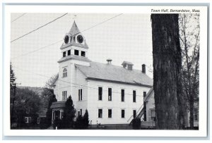 c1940 Town Hall Exterior Bernardston Massachusetts MA Vintage Antique Postcard