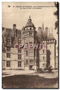 Old Postcard Meillant Chateau near St Amand Montrond Cher the Court of Leo an...