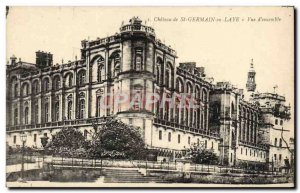 Old Postcard Chateau de St Germain en Laye View d & # 39ensemble
