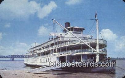 The Delta Queen, Memphis, Tennessee, TN USA Steam Ship Unused 