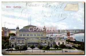 Old Postcard Mainz Stadthalle