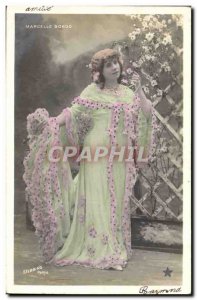 Postcard Old Woman Bordo Theater Marcelle