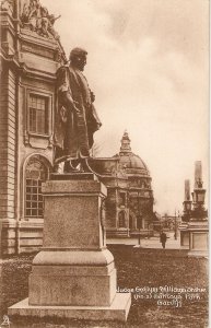 Judge Gwily Statue. Cardiff  Tuck Sepia Ser. PC # 1561