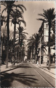 Spain Valencia Painter Pinazi's Street Mall Vintage RPPC C192