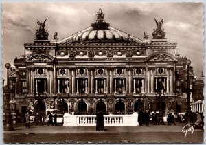 Et Ses Merveilles Theatre De L'Opera Paris France Real Photo RPPC Postcard