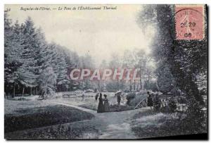 Old Postcard From Cars I & # 39Orne Park From I & # 39Etablissment Thermal