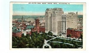Ritten House Square Philadelphia PA 1927 postcard