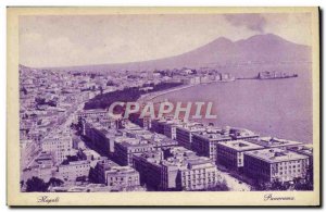 Old Postcard Panorama Napoli