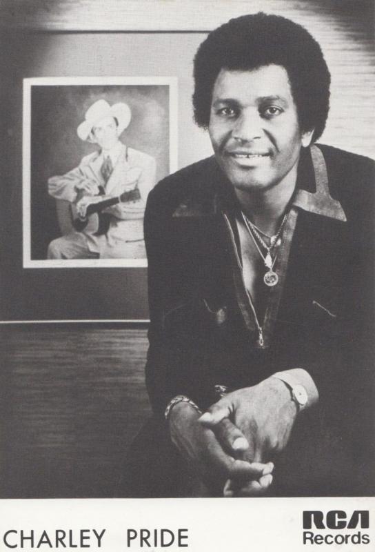 Charley Pride Country & Western LP Record Launch 1970s RCA Photo