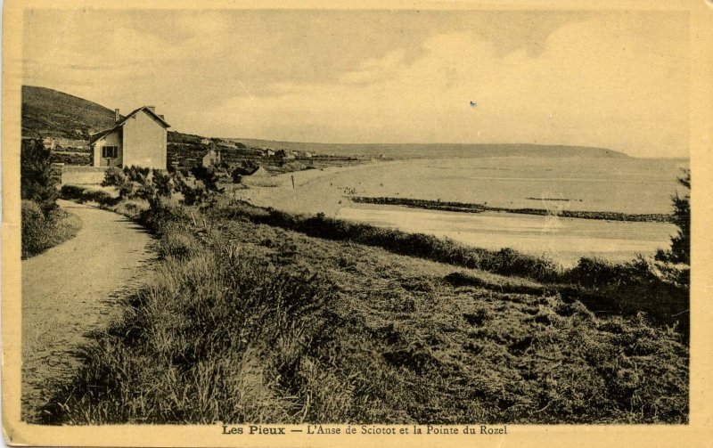 France - Les Pieux. Sciotot & La Pointe du Rozel.  (US Army Passed Censor)