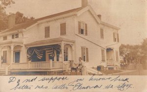 Ellenville New York Residence Real Photo Vintage Postcard AA14361