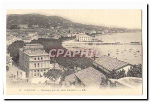 Cannes Old Postcard Panorama taken of Mont Chevalier