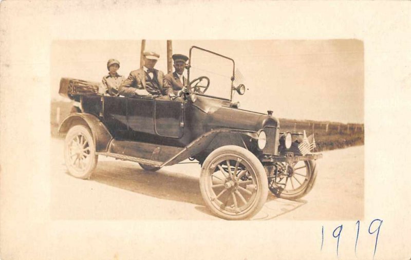 Brady Alabama People Automobile Car Real Photo Vintage Postcard JJ649344