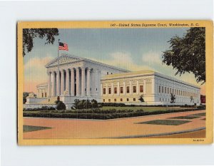 Postcard United States Supreme Court, Washington, District of Columbia