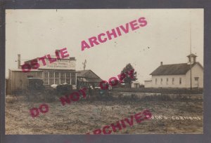 Buck's Corners MICHIGAN RPPC c1910 COUNTRY GENERAL STORE nr Pentwater WEARE TWP